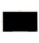 TABLEAU EN VERRE NOIR MAGNETIQUE 100X56cm