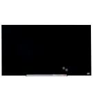 TABLEAU EN VERRE NOIR MAGNETIQUE 100X56cm