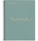 CAHIER NOTEBOOK MIQUELRIUS RECYCLE A4 SPIRALES 160P BLEU