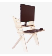 BUREAU DEBOUT BOIS MEDI