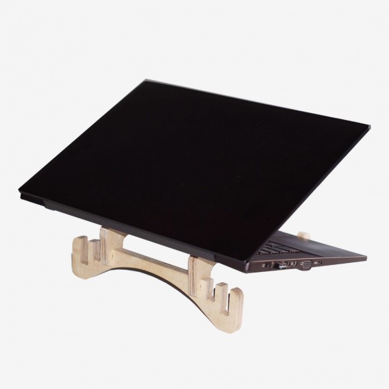 SUPPORT ORDINATEUR PORTABLE BOIS KOGAT