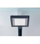 LAMPE DE BUREAU 3000K NOIRE OU BLANCHE TETE CARREE (SANS SOCLE)