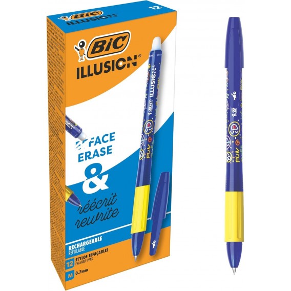 STYLO BIC GEL OCITY ILLUSION BLEU