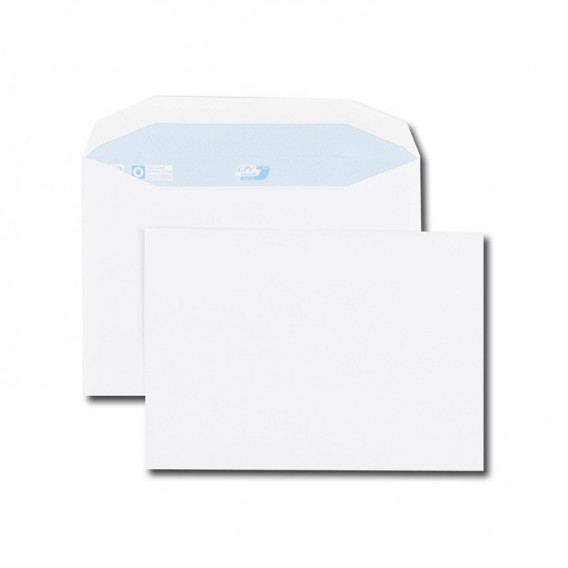500 enveloppes mécanisables C5 sans fenêtre blanches 162x229 GPV 3103