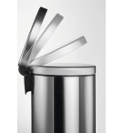 POUBELLE RONDE A PEDALE ACIER INOXYDABLE 5L