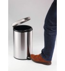POUBELLE RONDE A PEDALE ACIER INOXYDABLE 5L
