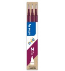 3 RECHARGES PILOT FRIXION BORDEAUX
