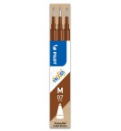 3 RECHARGES PILOT FRIXION CHOCOLAT