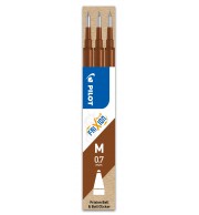 3 RECHARGES PILOT FRIXION CHOCOLAT