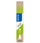 3 RECHARGES PILOT FRIXION VERT CITRON