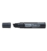 MARQUEUR PERMANENT PENTEL EXTRA-LARGE NOIR - POINTE BISEAUTEE