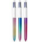 STYLO BIC 4 COULEURS - CORPS IRISE DEGRADE
