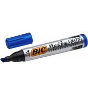MARQUEUR PERMANENT BIC 2300 POINTE BISEAU - BLEU