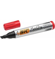 MARQUEUR PERMANENT BIC 2300 POINTE BISEAU - ROUGE