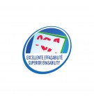 MARQUEUR EFFACABLE A SEC BIC 1791 POINTE BISEAU - NOIR