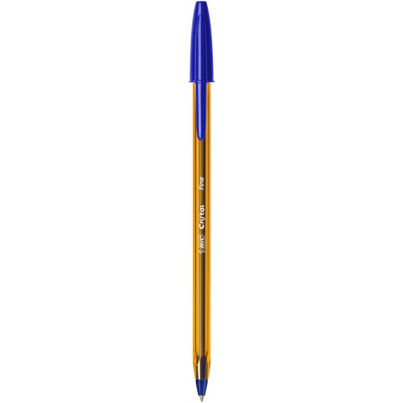 STYLO BILLE BIC CRISTAL FIN BLEU