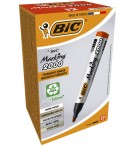 MARQUEUR PERMANENT BIC 2000 POINTE OGIVE - ROUGE
