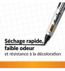 MARQUEUR PERMANENT BIC 2000 POINTE OGIVE - NOIR