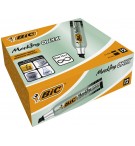 MARQUEUR PERMANENT BIC ONYX 1481 NOIR POINTE BISEAU