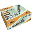 MARQUEUR PERMANENT BIC ONYX 1481 BLEU - POINTE BISEAU