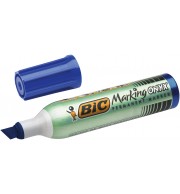 MARQUEUR PERMANENT BIC ONYX 1481 BLEU - POINTE BISEAU