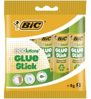 STICKS DE COLLE BIC ECOLUTION /  LOT DE 5
