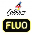 STYLO BILLE  BIC 4 COULEURS (3 MOYENNES+1 LARGE FLUO)