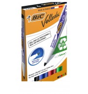 MARQUEURS EFFACABLES A SEC BIC 1704 - POINTE OGIVE - POCHETTE DE 4