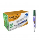 MARQUEUR EFFACABLE A SEC BIC 1701 - POINTE OGIVE - VERT