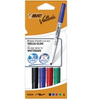 FEUTRES EFFACABLES A SEC BIC JUNIOR 1741 - POCH DE 4 ASSORTIS