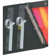 BANDES DE 30cm AUTOCOLLANTES PERFOREES 9 TROUS - PAQUET DE 10