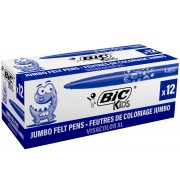 FEUTRE BIC VISACOLOR BLEU - BOITE DE 12
