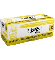 FEUTRE BIC VISACOLOR JAUNE - BOITE DE 12