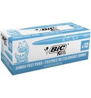 FEUTRE BIC VISACOLOR BLEU CLAIR - BOITE DE 12