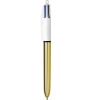 STYLO BILLE BIC 4 COULEURS METALLISEES