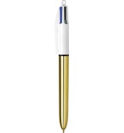 STYLO BILLE BIC 4 COULEURS METALLISEES