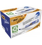 MARQUEUR EFFACABLE A SEC BIC 1751 POINTE BISEAU - BLEU