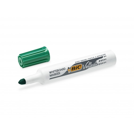 MARQUEUR EFFACABLE A SEC BIC 1711 - POINTE OGIVE - VERT