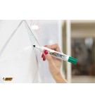 MARQUEUR EFFACABLE A SEC BIC 1711 - POINTE OGIVE - VERT
