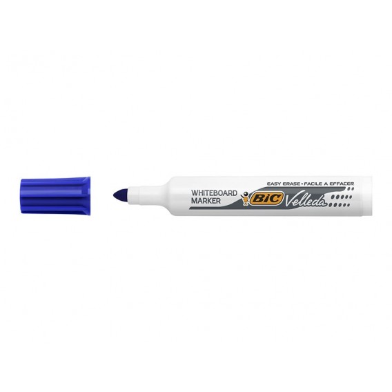 MARQUEUR EFFACABLE A SEC BIC 1711 - POINTE OGIVE - BLEU