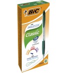 STYLO BILLE BIC ATLANTIS RETRACTABLE VERT
