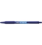 STYLO BILLE BIC SOFT FEEL CLIC GRIP  RETRACTABLE BLEU