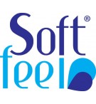 STYLO BILLE BIC SOFT FEEL CLIC GRIP  RETRACTABLE BLEU