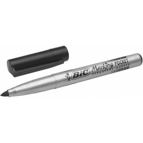 MARQUEUR PERMANENT BIC POCKET NOIR