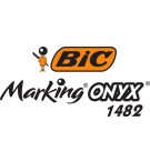 MARQUEUR PERMANENT BIC ONYX 1482 NOIR - POINTE OGIVE