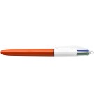STYLO BILLE BIC 4 COULEURS FINE - CORPS ORANGE