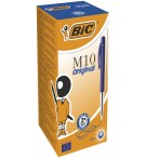 STYLO BILLE BIC M10 RETRACTABLE BLEU