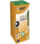 STYLO BILLE BIC M10 RETRACTABLE VERT