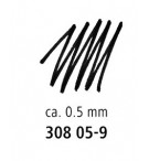 STYLO FEUTRE STAEDTLER 308 0.5mm NOIR