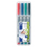 FEUTRES NON PERMANENTS POINTE F - POCHETTE DE 4